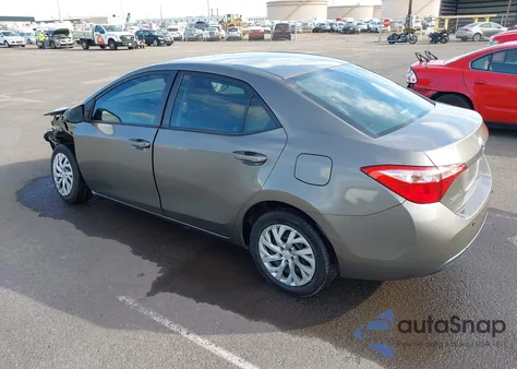 2017 Toyota Corolla Le из США, поврежденный, VIN 5YFBURHE1HP575243